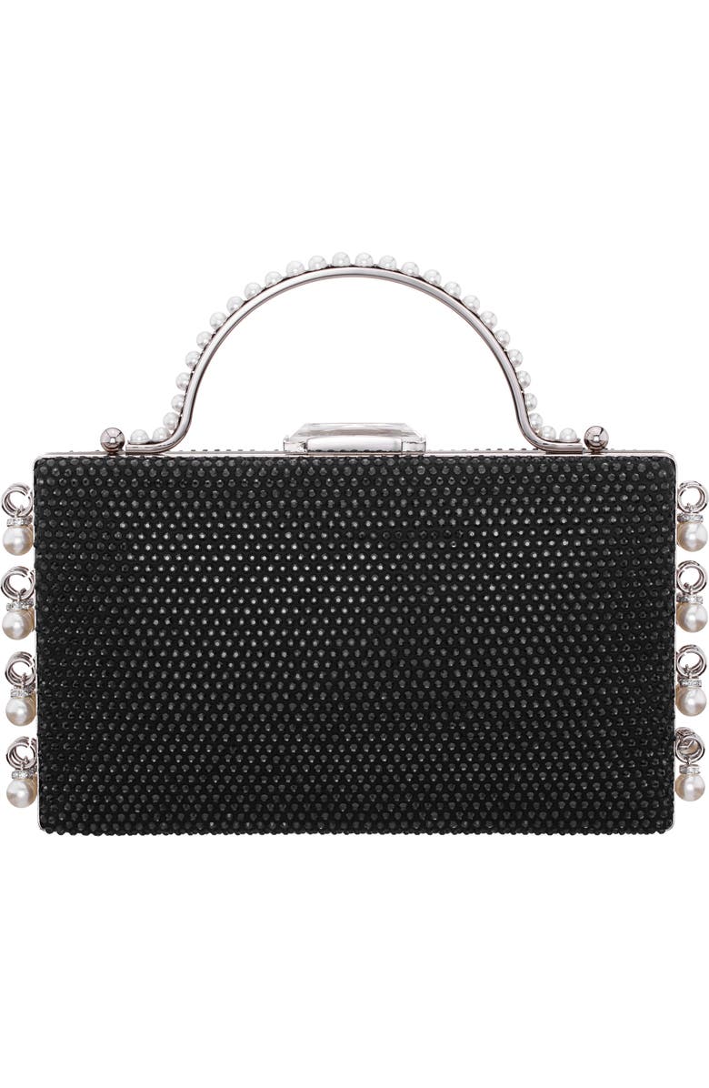 Nina Faux Pearl Dangle Minaudiere, Alternate, color,