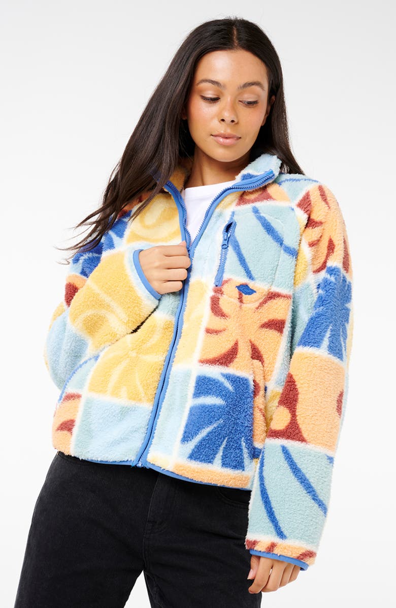 Rip Curl Ty Williams Polar Fleece Jacket, Alternate, color, Multi Blue