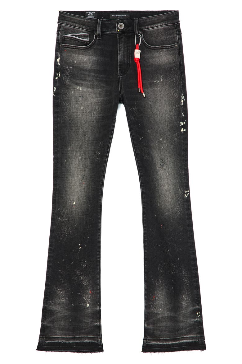 Lenny 603 Bootcut Jeans, Alternate, color, LICORICE
