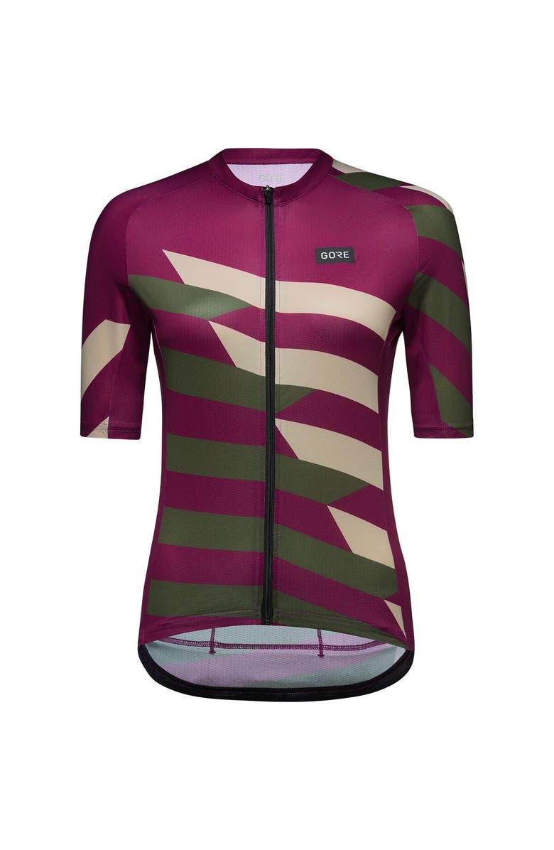 GOREWEAR Spirit Signal Chaos Jersey - Women's, Main, color, Process Purple/Utility Green