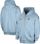 Nike Men's Nike Light Blue Dallas Mavericks Authentic Standard Issue Full-Zip Hoodie Jacket