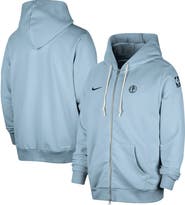 Nike Men's Nike Light Blue Dallas Mavericks Authentic Standard Issue Full-Zip Hoodie Jacket