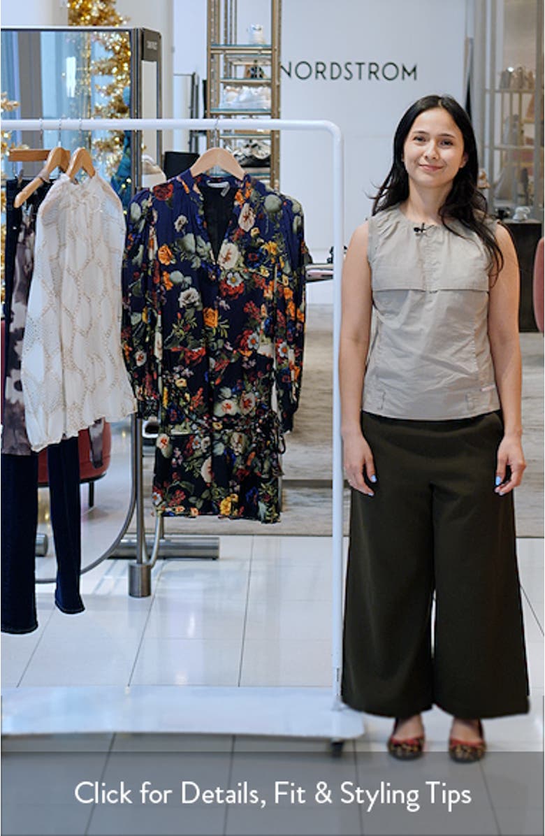 Antonette Long Sleeve Button-Up Minidress, sales video thumbnail