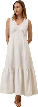 Pact Organic Cotton Double Gauze Beach To Brunch Dress