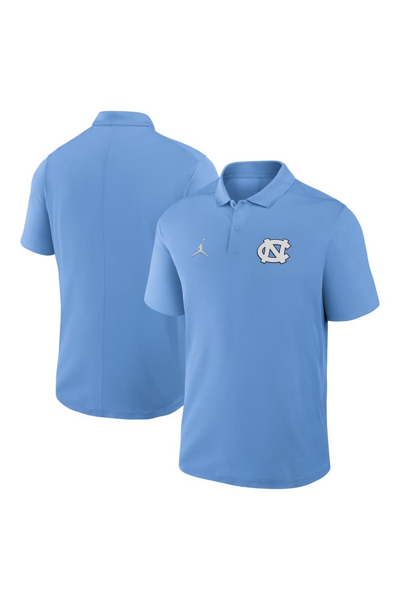 Men's Jordan Brand Carolina Blue North Carolina Tar Heels Primetime Victory Primary Logo Performance Polo, Main, color, Light Blue