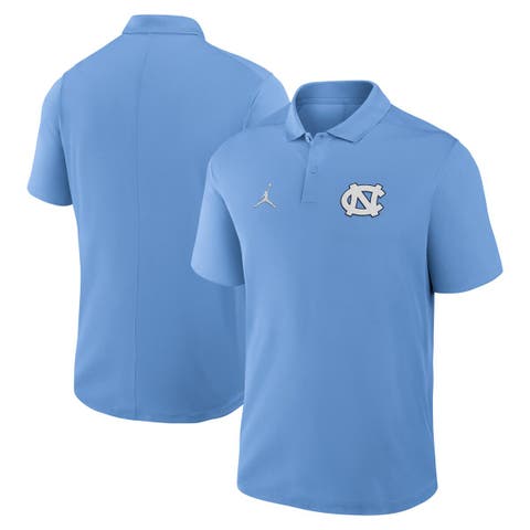 Men's Jordan Brand Carolina Blue North Carolina Tar Heels Primetime Victory Primary Logo Performance Polo
