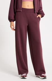 Z by Zella Whisper Knit High Waist Wide Leg Pants
