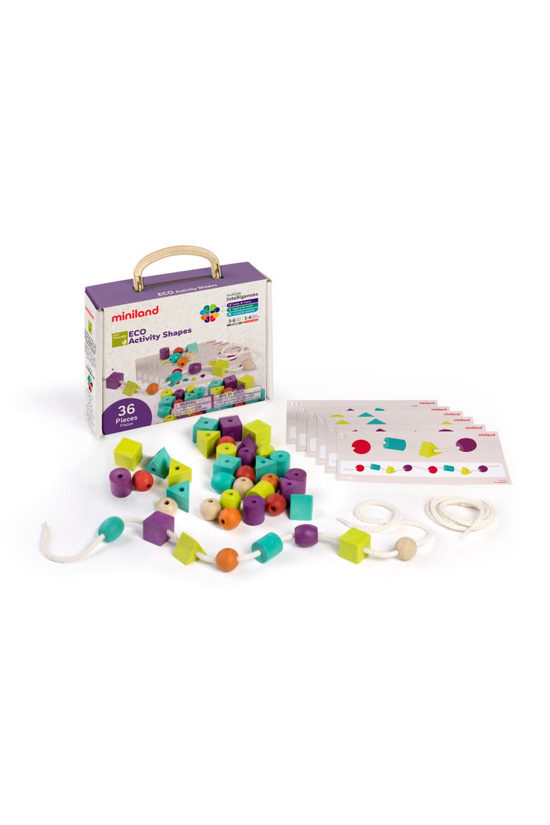 Eco Activity Shapes, Main, color, Blue-Green Multi