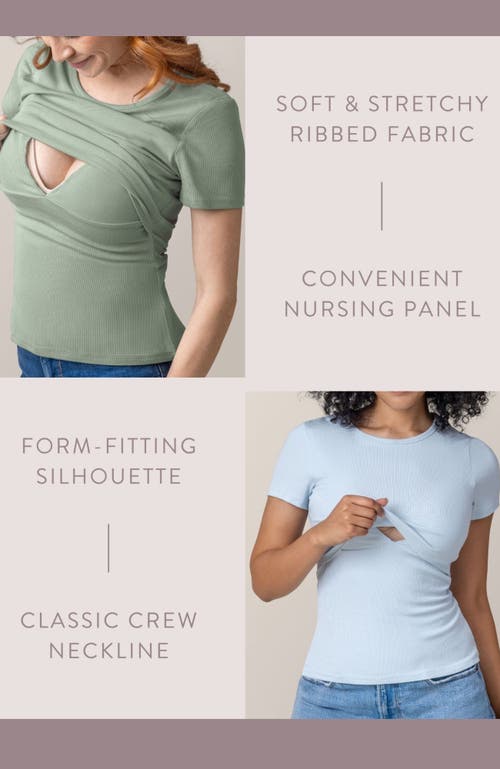 Kindred Bravely Ribbed Crew Neck Nursing T-shirt