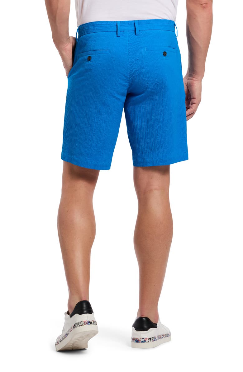 Robert Graham Thresher Seersucker Shorts, Alternate, color, Cobalt