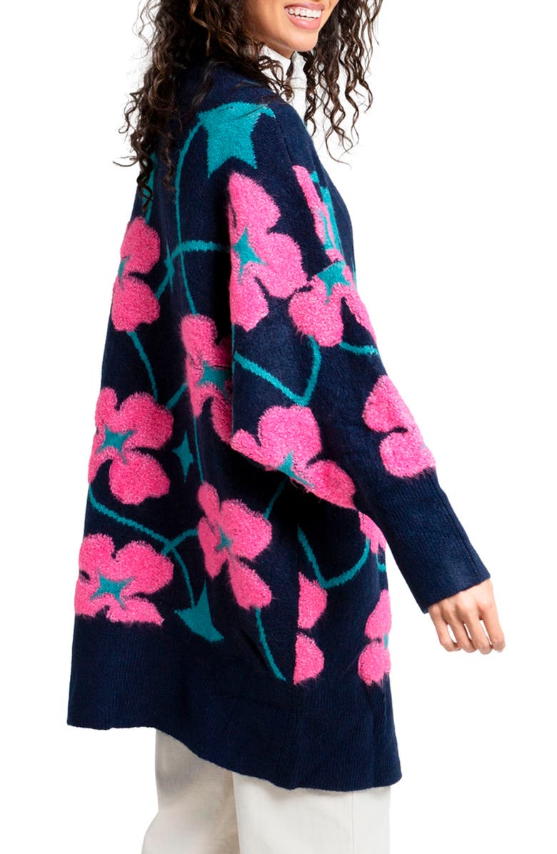 SAACHI Fiore Cardigan, Alternate, color, Navy