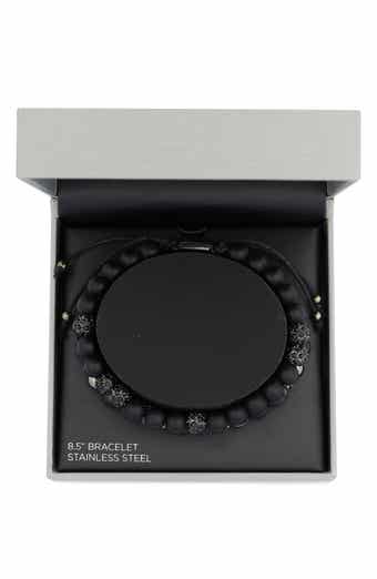 AMERICAN EXCHANGE Men's Set of 2 Beaded Stretch Bracelets