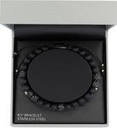 AMERICAN EXCHANGE Men's Set of 2 Beaded Stretch Bracelets