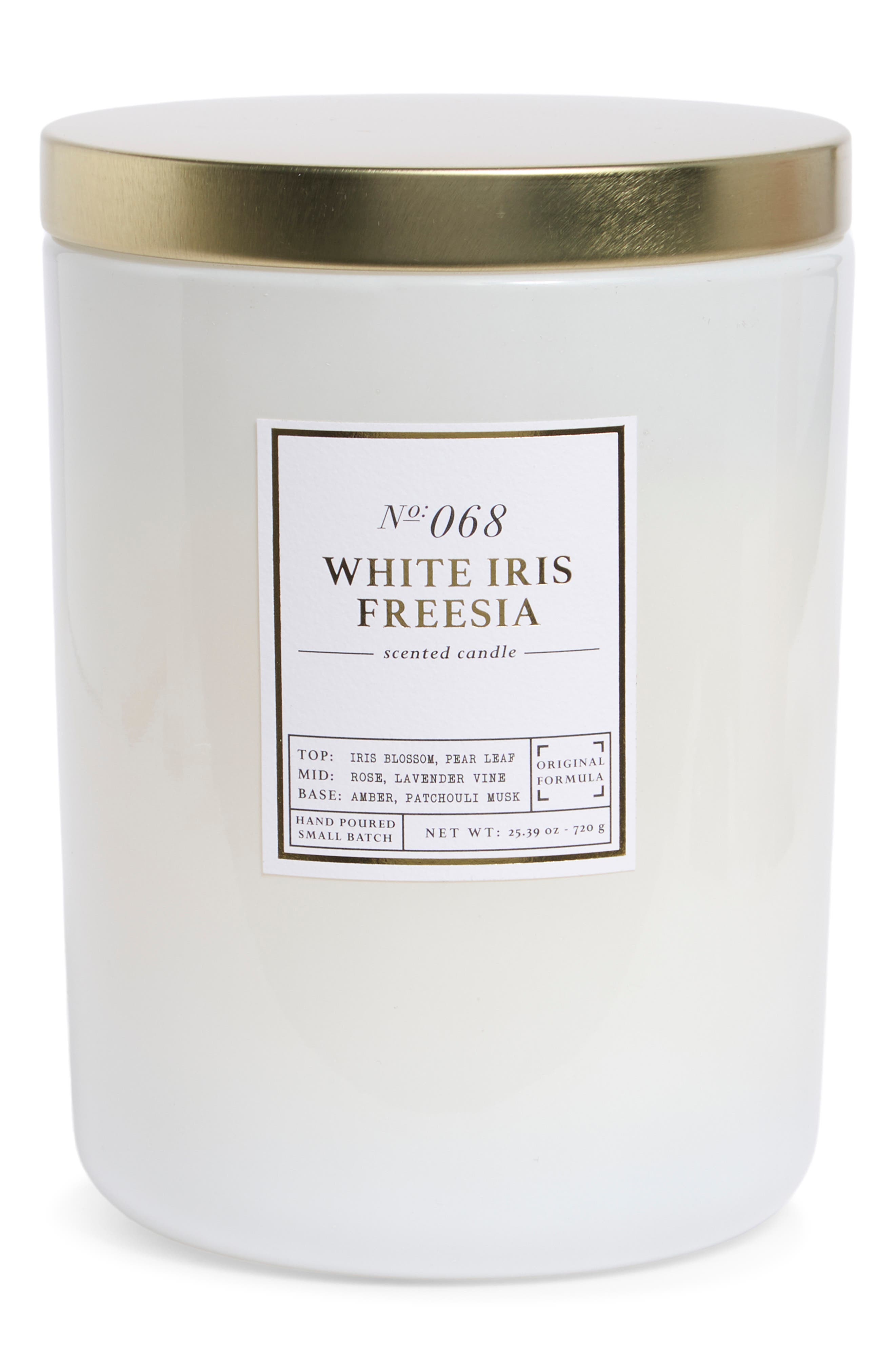 PORTOFINO CANDLES White Iris & Freesia 3-Wick Jar Candle