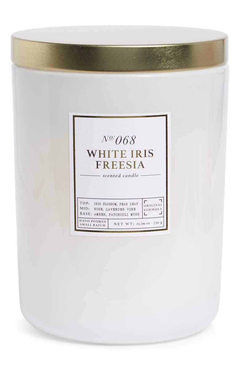 PORTOFINO CANDLES White Iris & Freesia 3-Wick Jar Candle, Main, color, White Iris Freesia