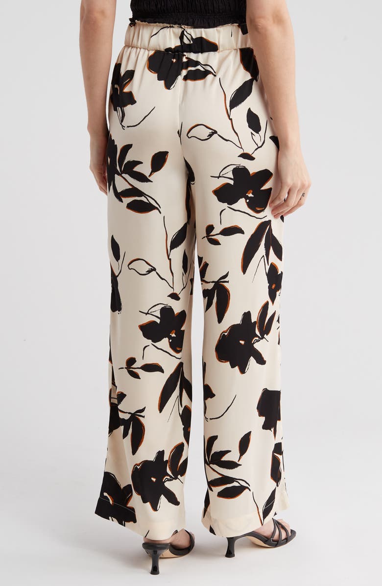 PHILOSOPHY BY RPUBLIC CLOTHING Floral Wide Leg Pull-On Pants, Alternate, color,