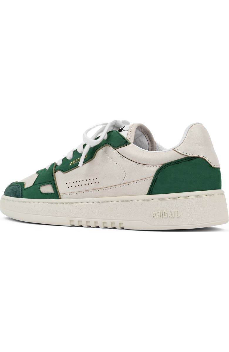 Axel Arigato Dice Lo Cracked Leather Sneaker, Alternate, color, White/Kale Green