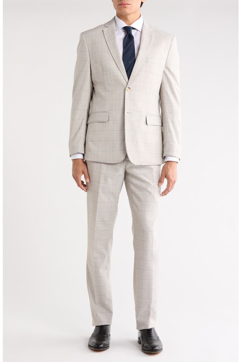Slim Fit Two-Piece Suit, Main, color, GREY