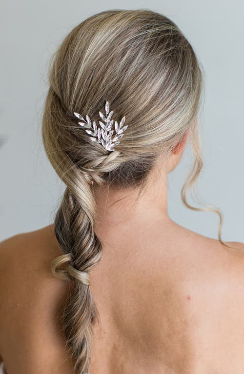 Brides And Hairpins Brides & Hairpins Aeris Clip In Gold In Silver