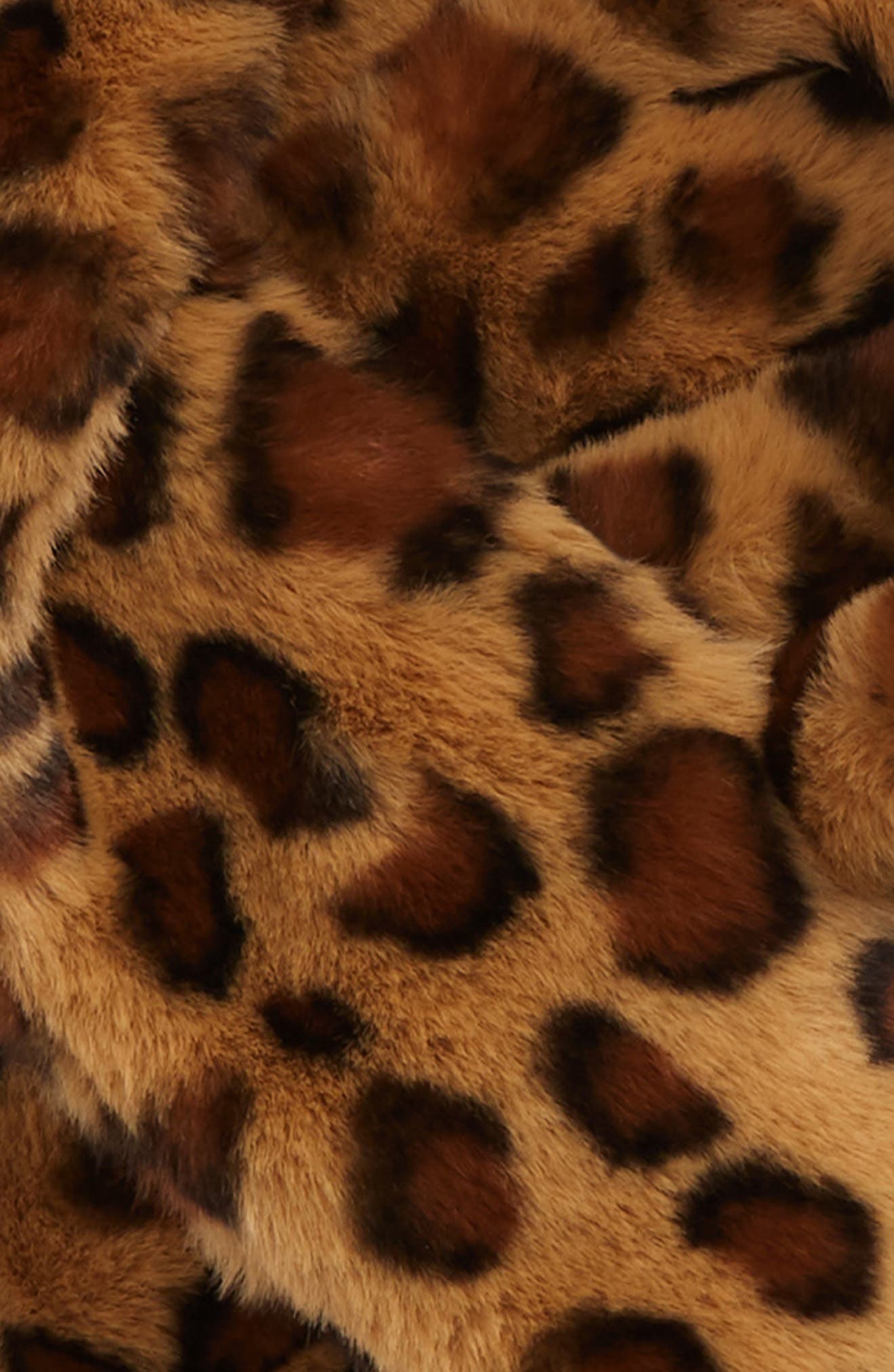 Echo Leopard Print Faux Fur Pull Through Scarf (Women) | Nordstrom