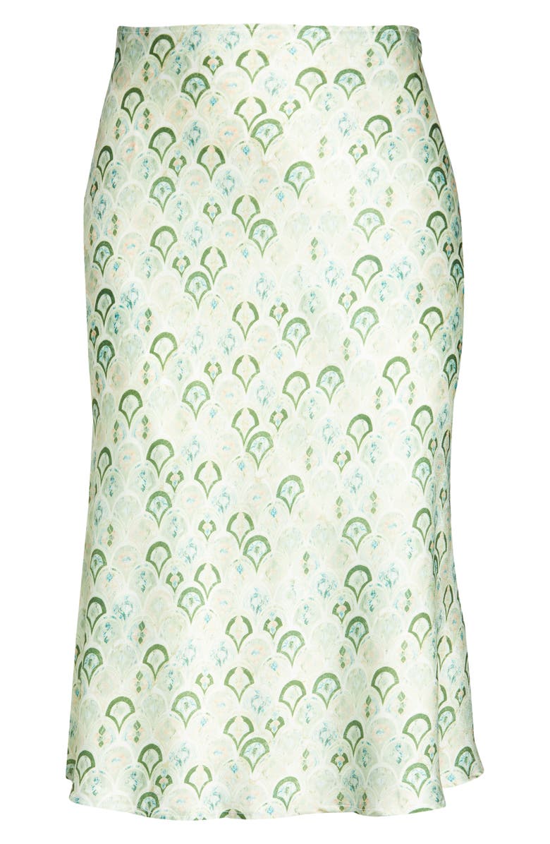 Never Fully Dressed Marble Print Slip Skirt, Alternate, color,
