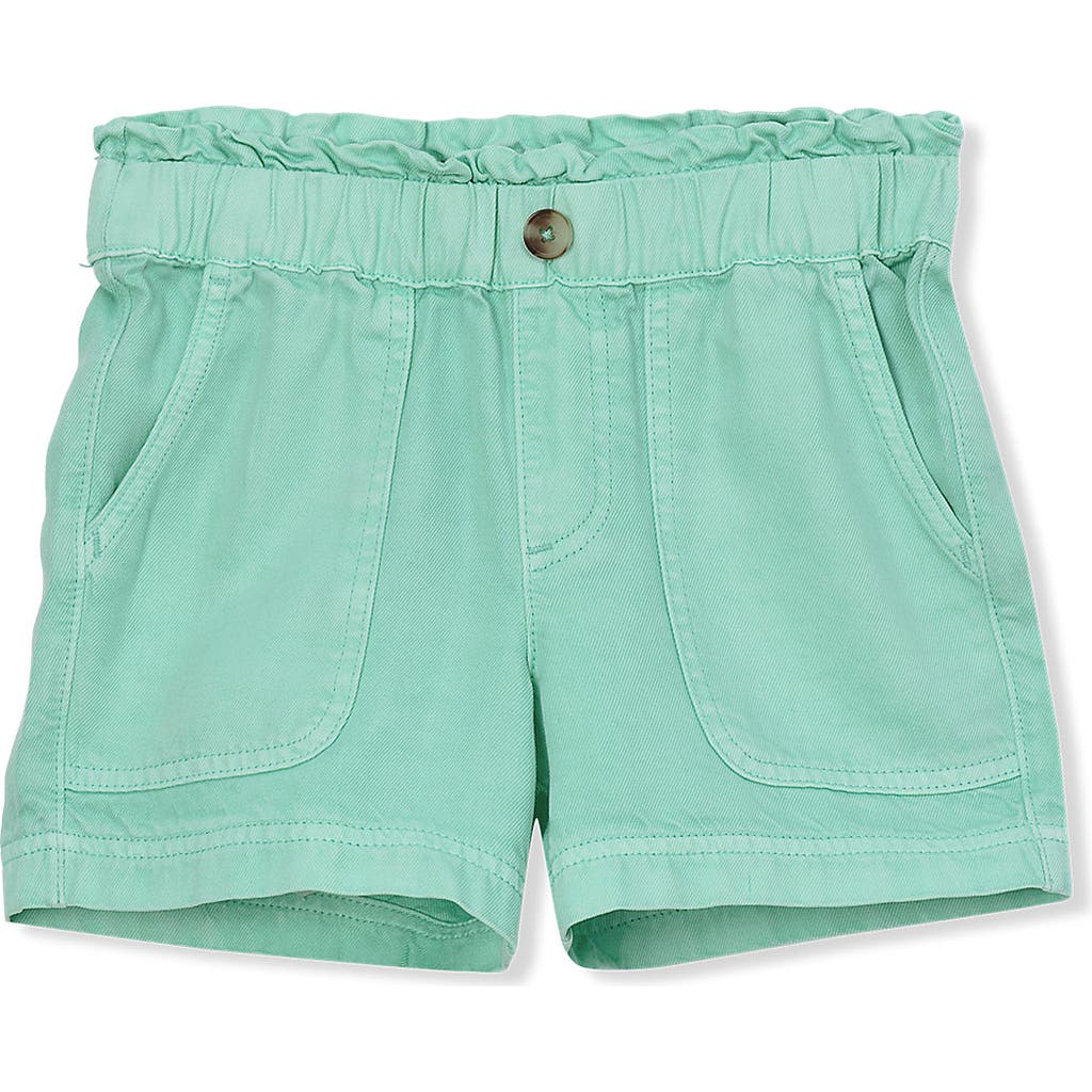 LANDS' END LANDS' END GIRLS WOVEN TWILL SHORTS