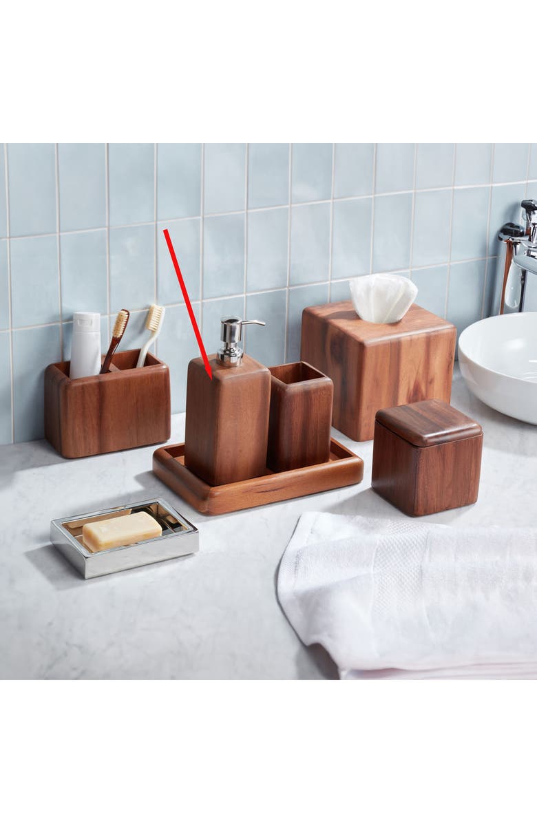 ROSELLI TRADING COMPANY Nature's Home Lotion Pump, Alternate, color, Wood