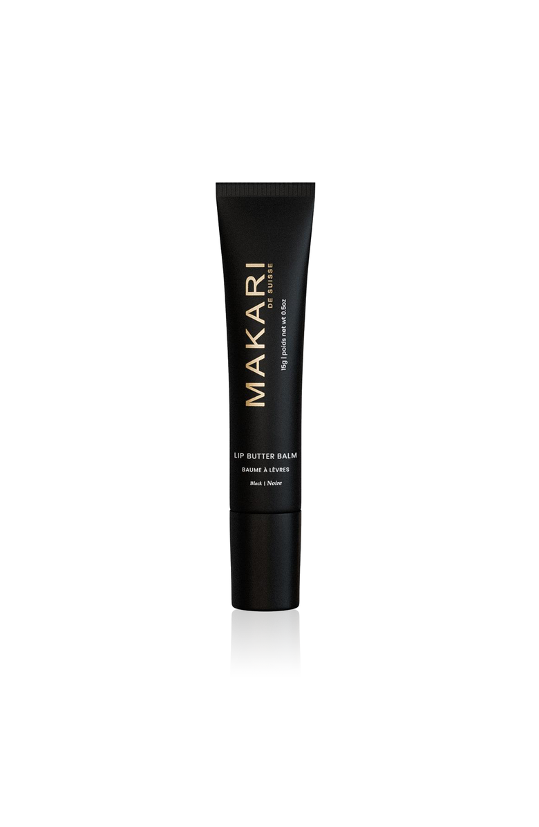 Makari de Suisse Nourishing Lip Butter Balm, Main, color, Black