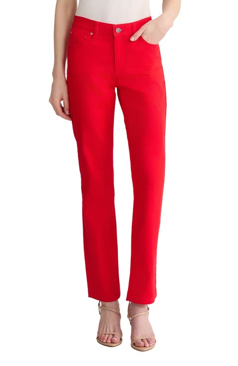 Lexington Crop Straight Leg Pants (Regular & Petite)