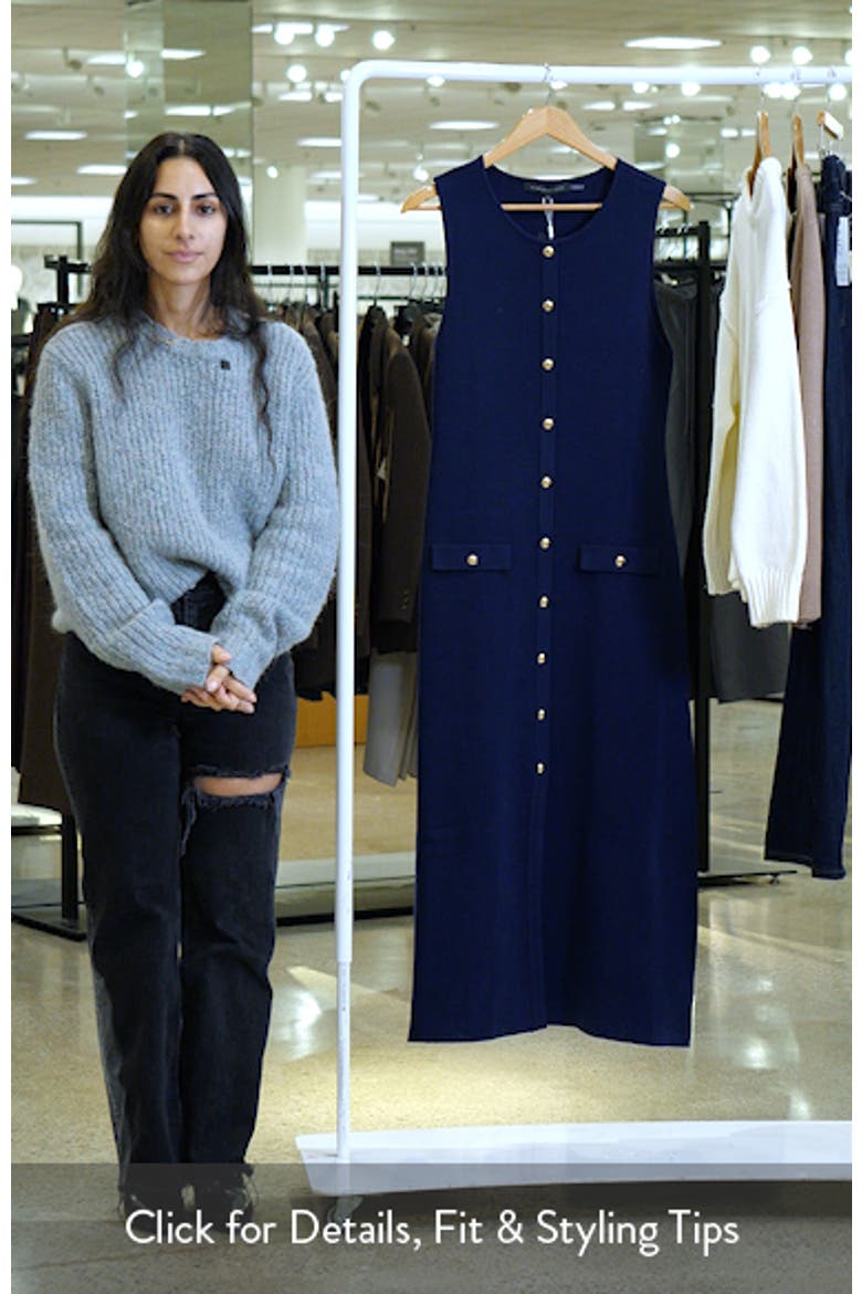 Sleeveless Knit Midi Dress video