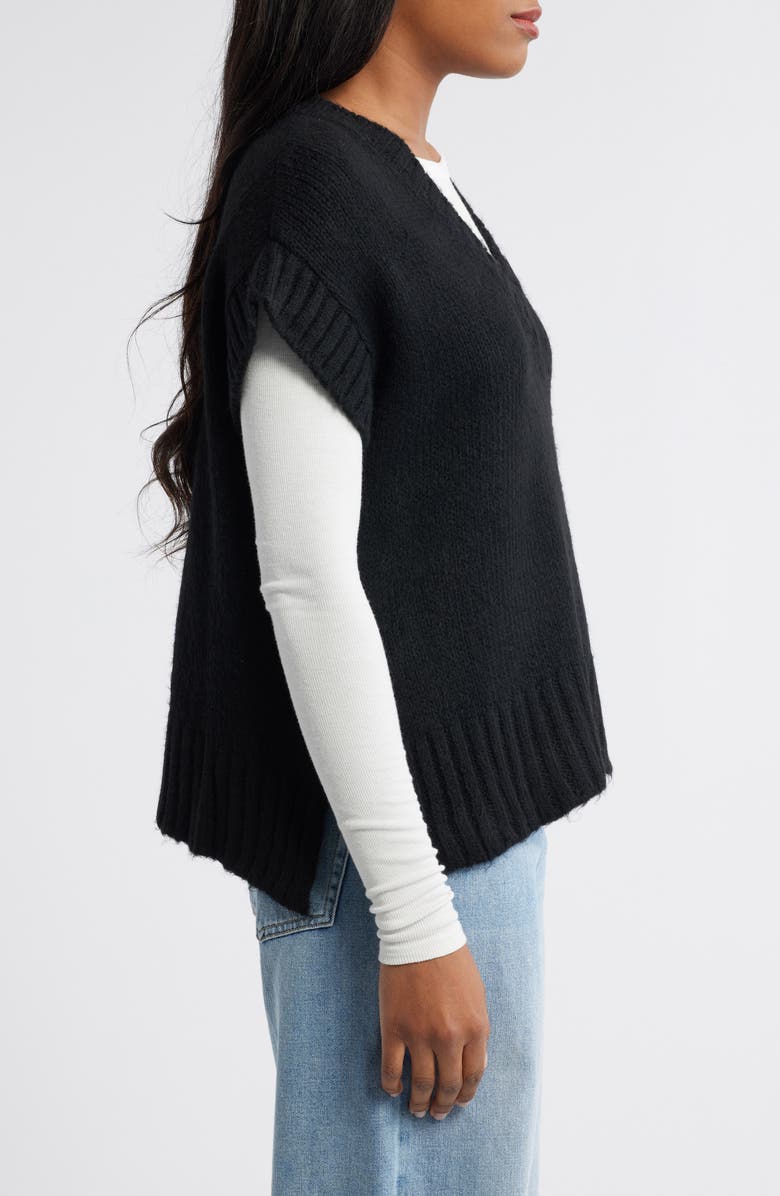 Miss Selfridge Short Sleeve Sweater, Alternate, color,