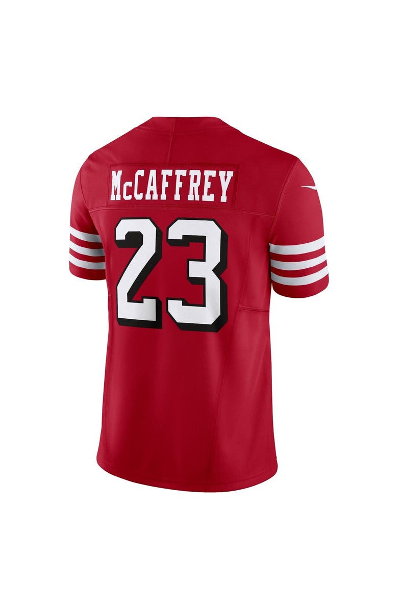 Nike Men's Nike Christian McCaffrey Scarlet San Francisco 49ers Vapor F.U.S.E. Limited Jersey, Alternate, color, Scarlet
