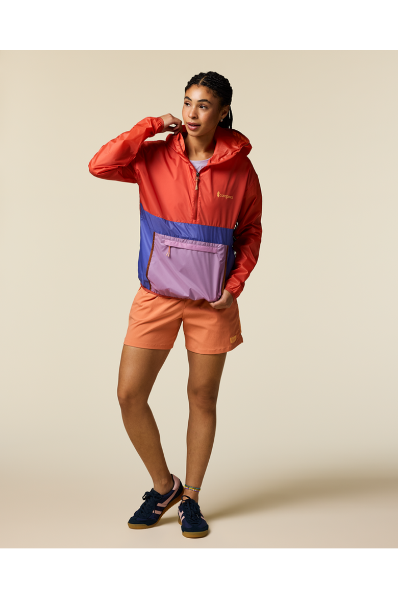 Teca Half-Zip Windbreaker - Women's, Alternate, color, Smell the Begonias