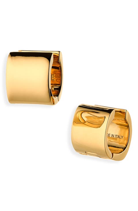 Petite Signature Hoop Earrings