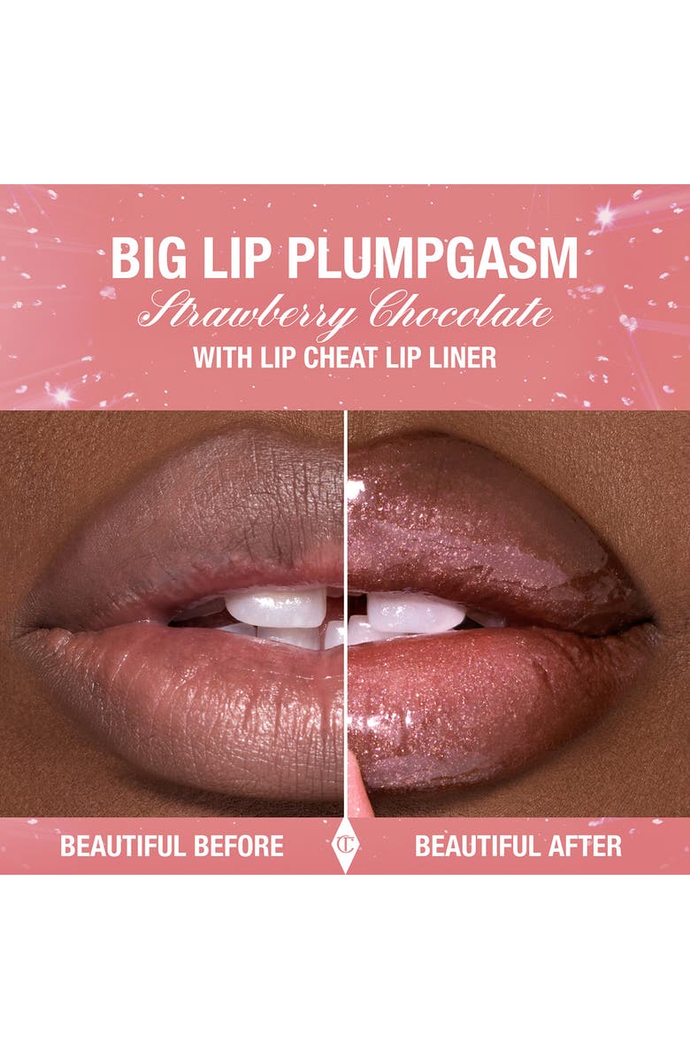 Charlotte Tilbury Strawberry Chocolate Big Lip Plumpgasm Lip Plumper, Alternate, color, Strawberry Chocolate