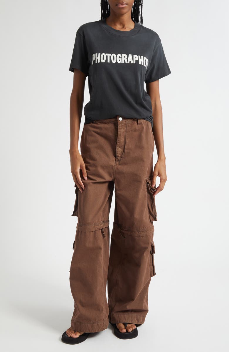 ERL Gender Inclusive Photographer Graphic T-Shirt, Alternate, color, Black