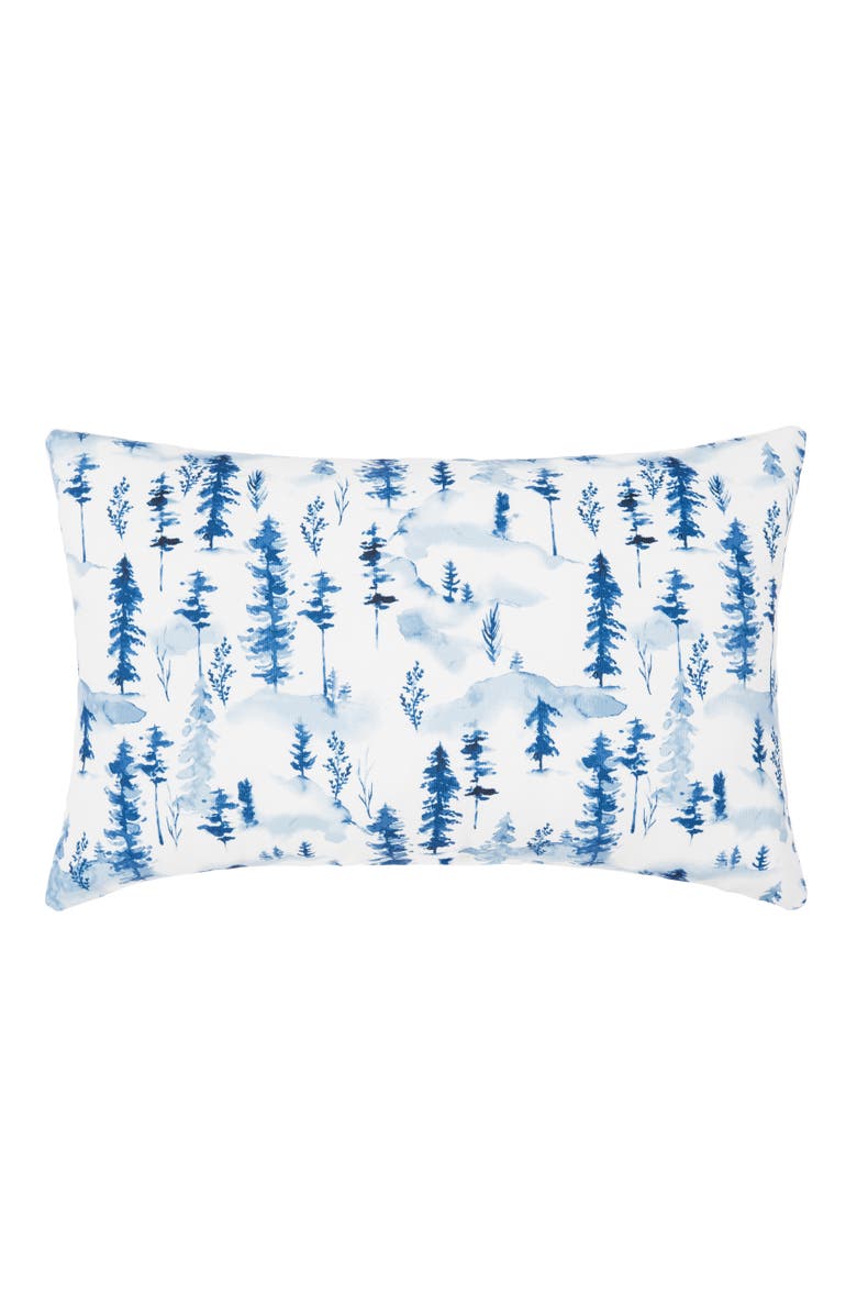 C&F Home Winter Forest Christmas Indoor/Outdoor Accent Pillow, 13" x 20", Main, color, Blue