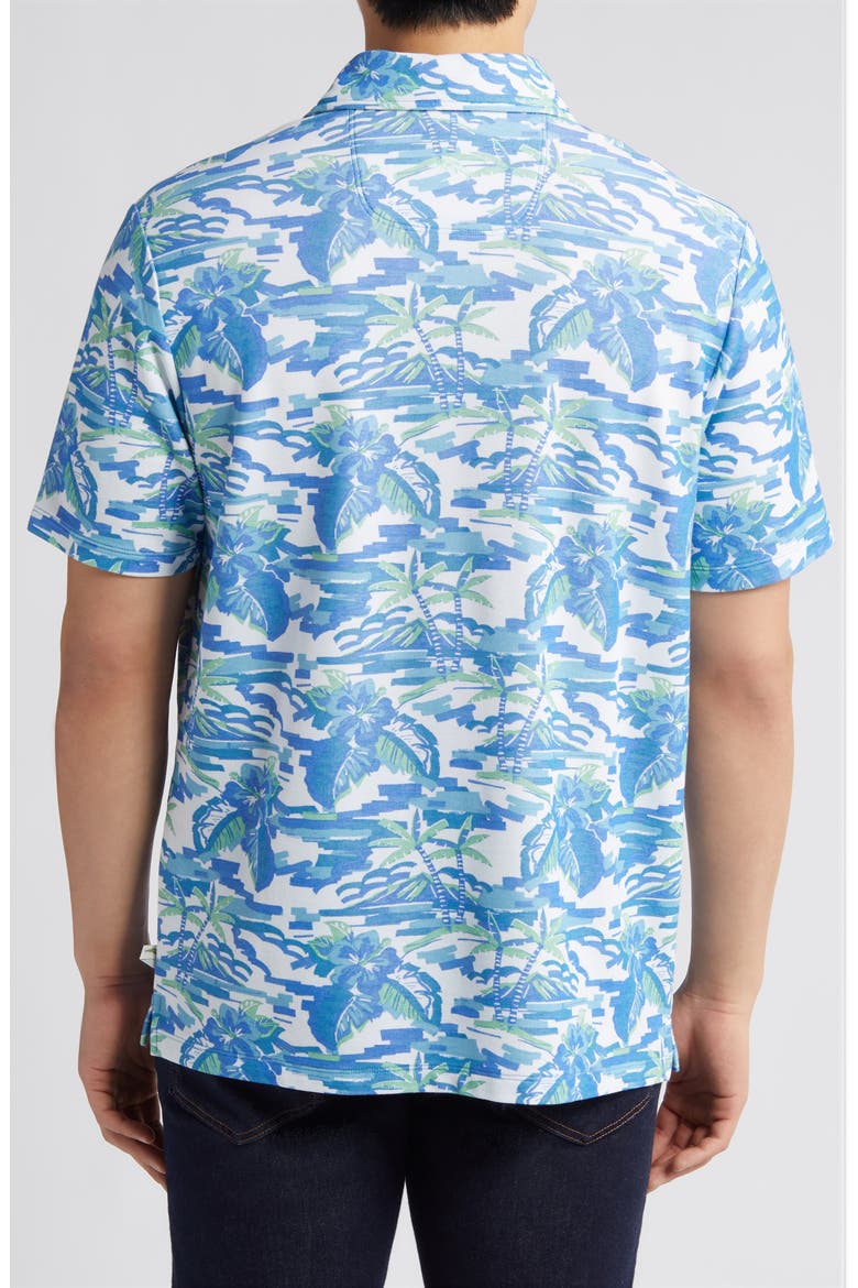 Pop Art Palms IslandZone® Performance Polo, Alternate, color, INFINITY POOL