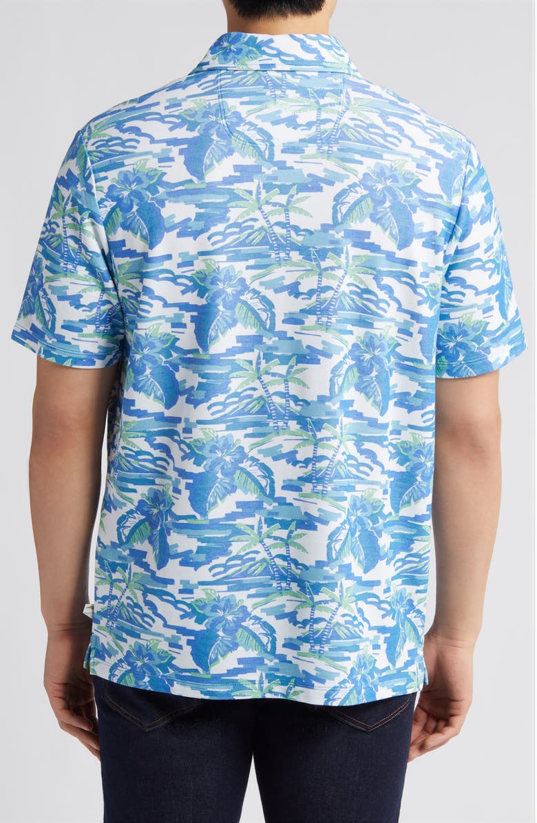 Tommy Bahama Pop Art Palms IslandZone<sup>®</sup> Performance Polo, Alternate, color, Infinity Pool