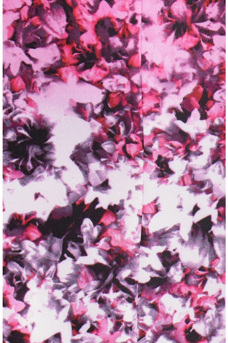 Ombré Floral Print Sleeveless Sheath Dress, Alternate, color, PINK