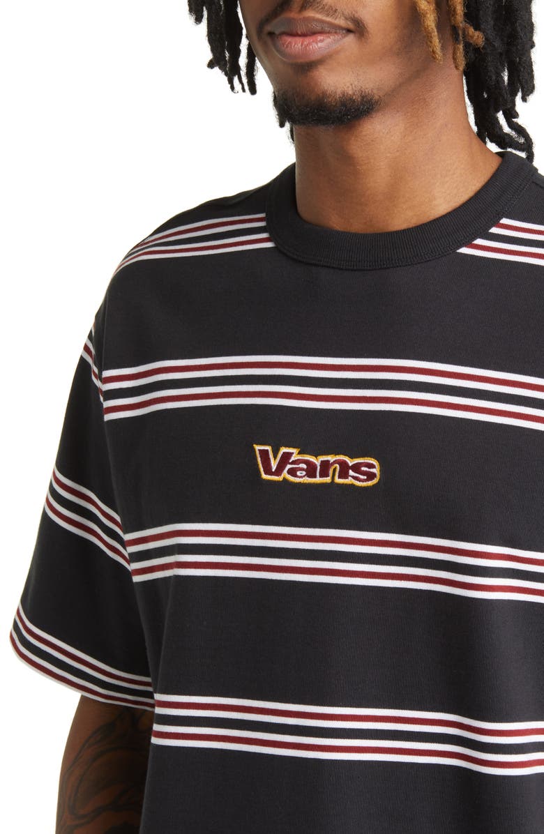 Vans Wardman Stripe Logo Cotton T-Shirt, Alternate, color, 