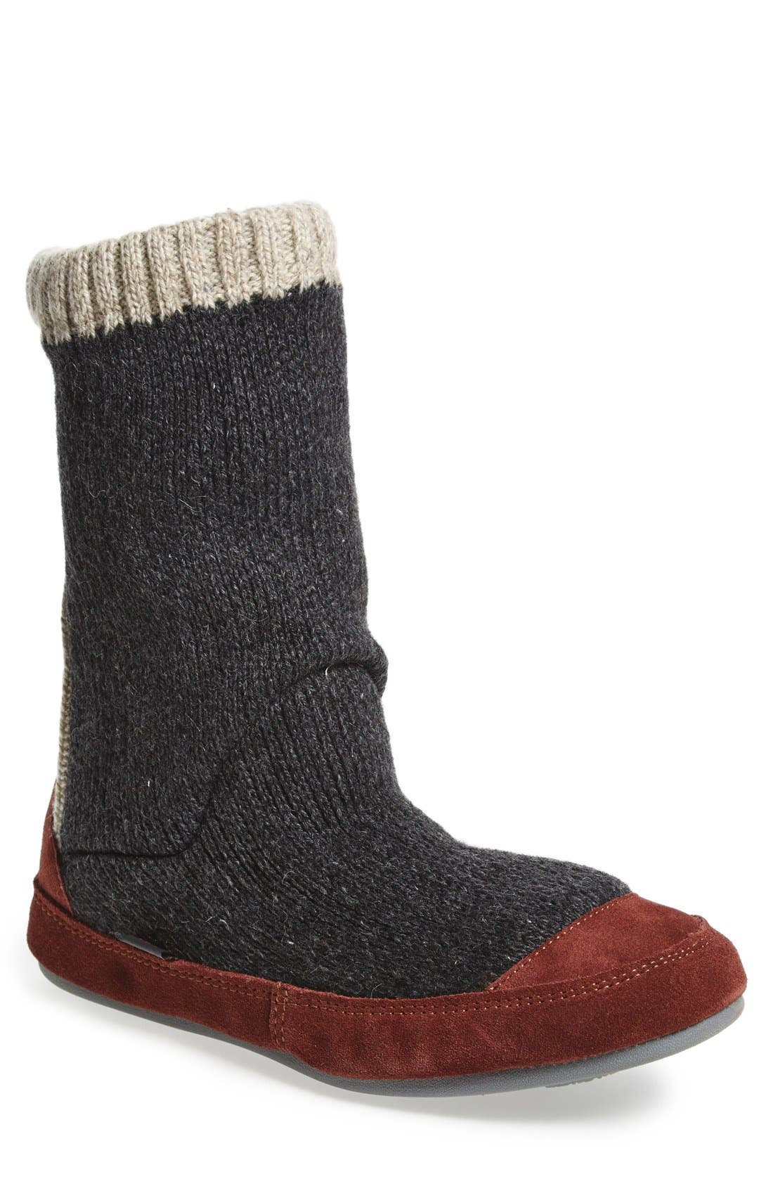 Acorn 'Slouch Boot' Slipper, Main, color, 