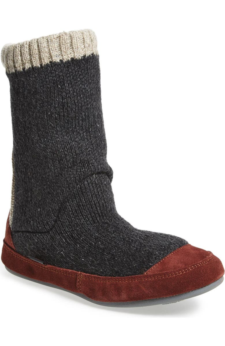 Acorn 'Slouch Boot' Slipper, Main, color,