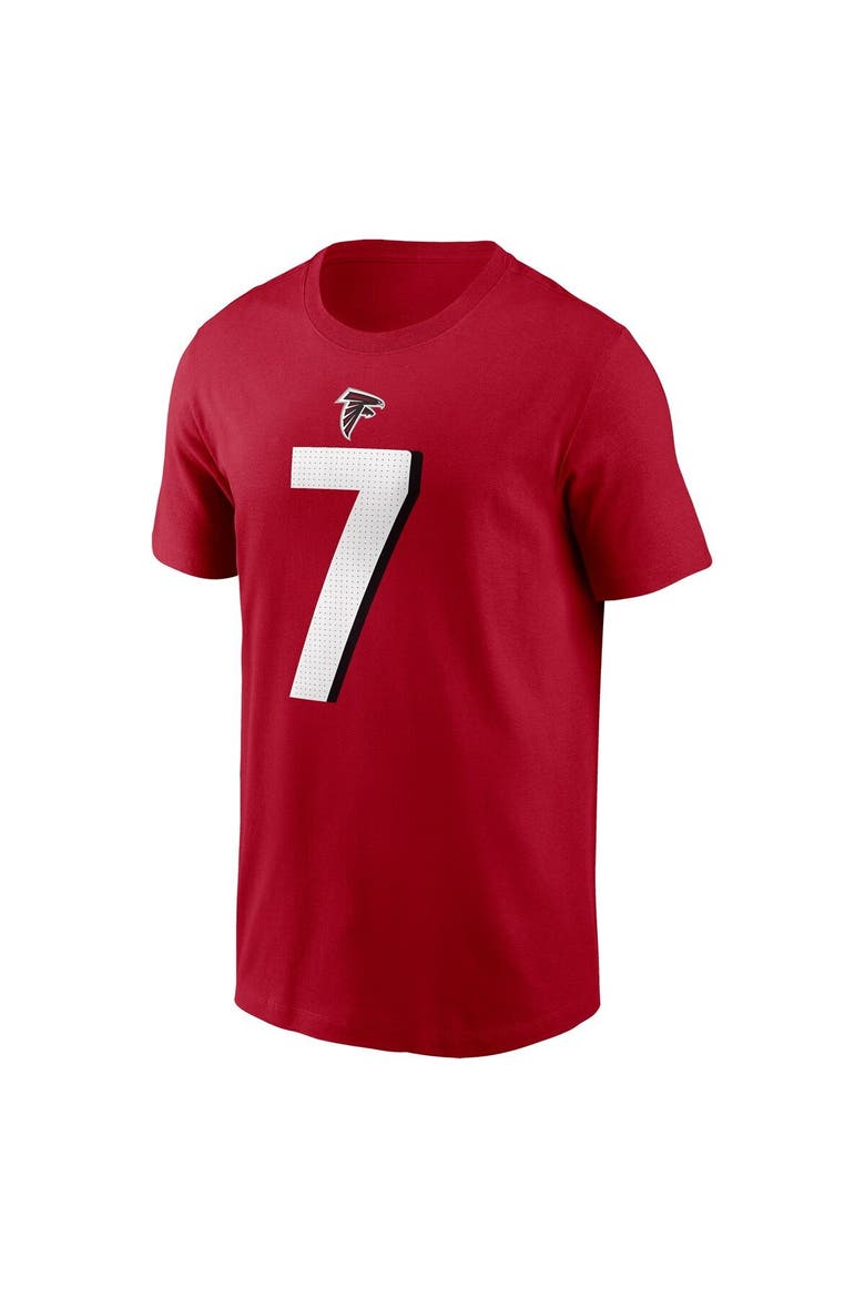 Men's Nike Bijan Robinson Red Atlanta Falcons Player Name & Number T-Shirt, Alternate, color, Red