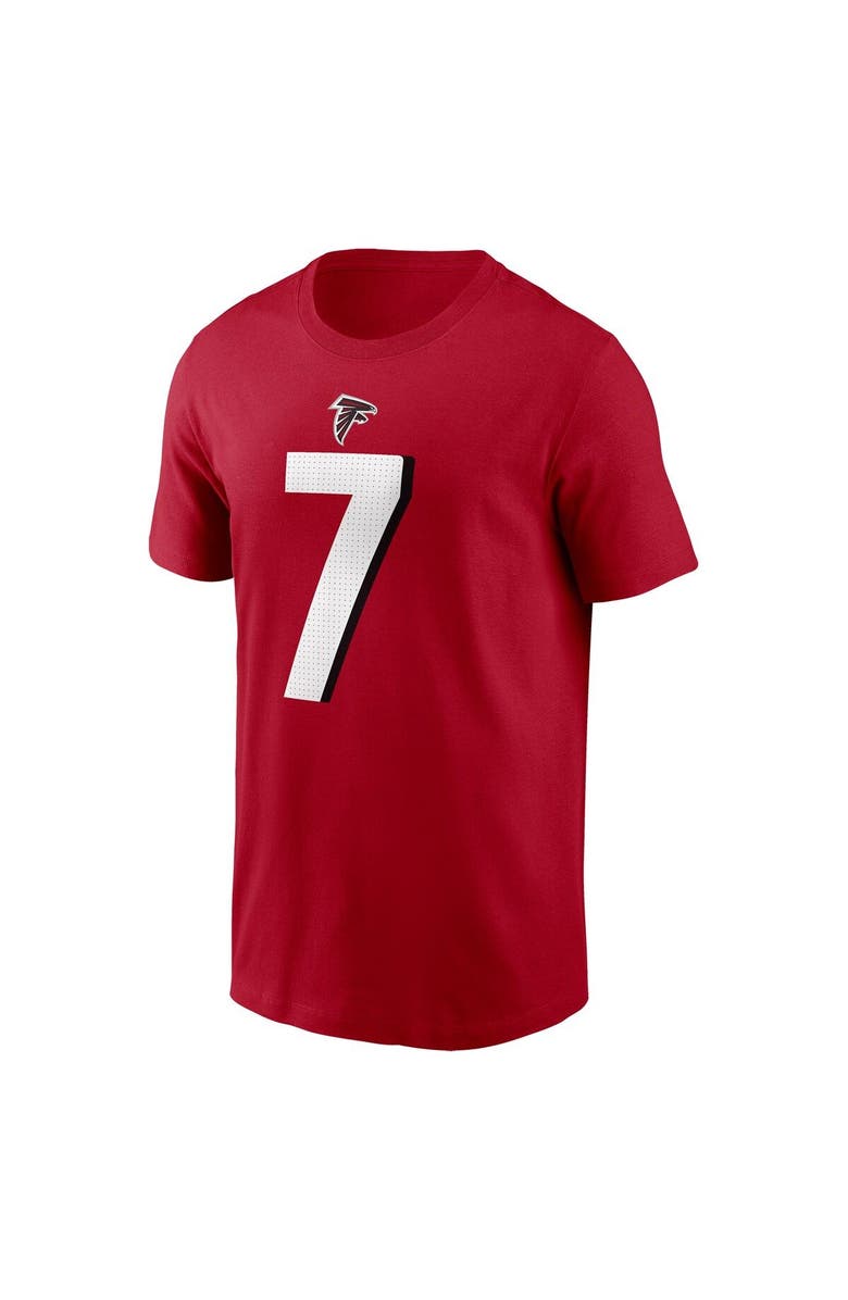 Nike Men's Nike Bijan Robinson Red Atlanta Falcons Player Name & Number T-Shirt, Alternate, color, Red