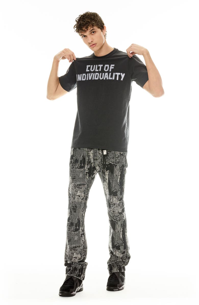 Cult of Individuality Shimuchan Logo Cotton Graphic T-Shirt, Alternate, color, Vint Charcoal