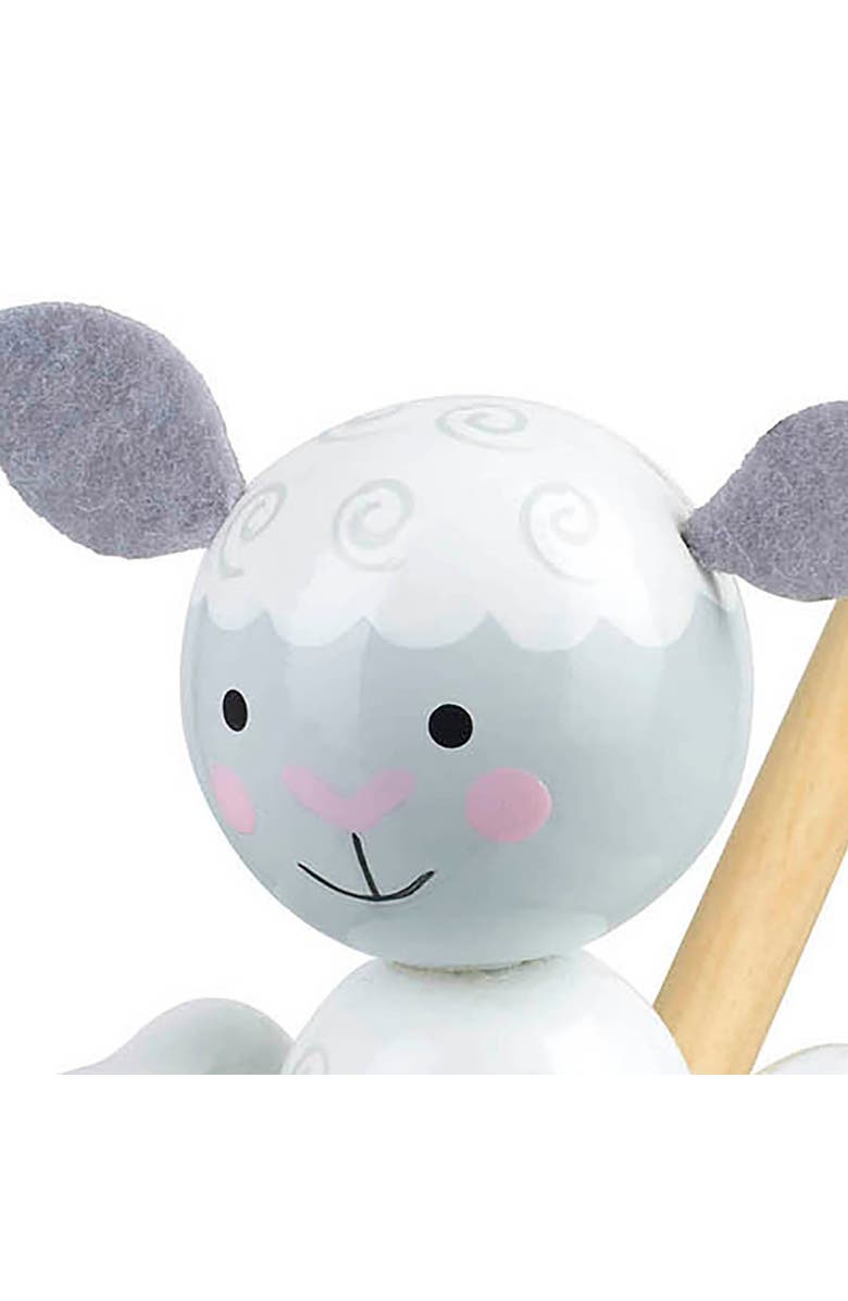 ORANGE TREE TOYS Push Along  Sheep Wooden Toy, Alternate, color, 