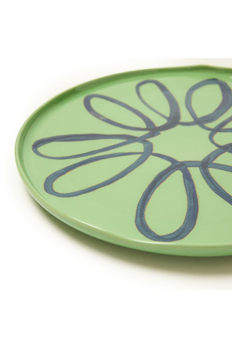 Amalfi Service Charger Plate, Alternate, color, Green 12.6"