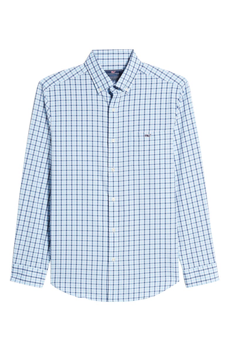 vineyard vines Tucker Mizpah Plaid Button-Down Performance Shirt, Alternate, color,