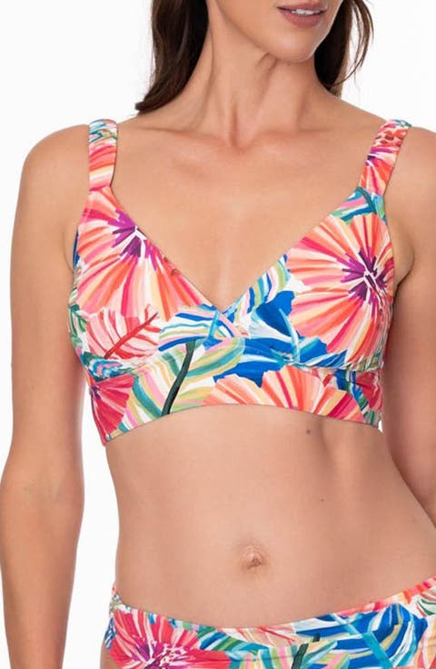 Cecile Mid Tank Bikini Top